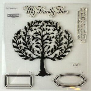 My Family Tree Clear My Acrylix Stamp Set d1526 CTMH